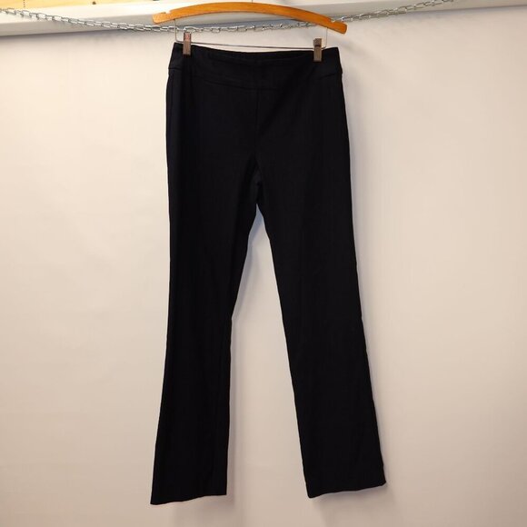 Tribal Office Pants Full length Stretchy Elastic Waist Navy Blue women Size 8. F - Picture 7 of 11